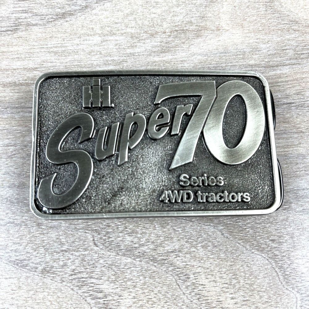 Belt Buckle IH International Harvester Super 70 Series 4WD Tractor Belt Buckle